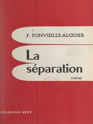 cover image of La séparation